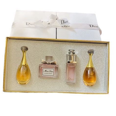 dior ladies miniature fragrance gift sets|christian Dior perfume miniature sets.